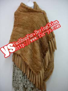mink scarf